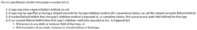 The CLI specification (ECMA 335)